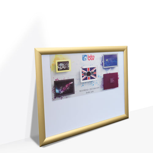 ANUNCIOS FLAT ALUMINIO DORADO H-2 Rincon Blindado - vista principal