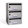 BUZON MERCURIO TRIPLE (3 BUZONES) GRIS - vista principal