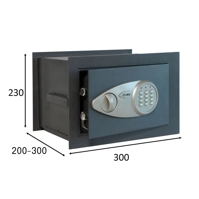 CAJA FUERTE ALPHA-25 EMPOTRAR - vista lateral
