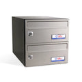 BUZON BARAJAS DOBLE (2 BUZONES) 245x370 ACERO INOXIDABLE SATINADO - vista principal