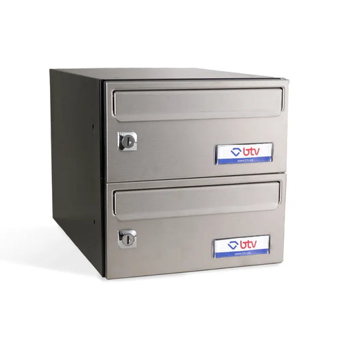 BUZON BARAJAS DOBLE (2 BUZONES) 245x370 ACERO INOXIDABLE SATINADO - vista principal