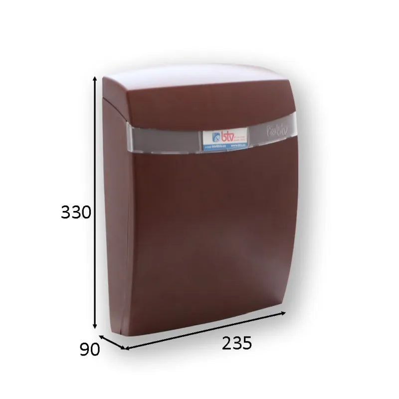 BUZON CORAL ABS MARRON - imagen 4