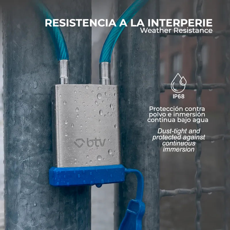 CANDADO THOR 50 CON SIRGA ACERO - imagen 5