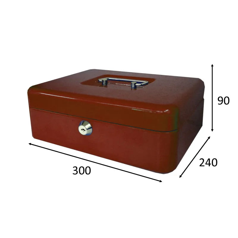 CAJA DE CAUDALES XL ROJO - vista detalle