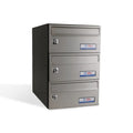 BUZON BARAJAS TRIPLE (3 BUZONES) 245x370 ACERO INOXIDABLE BRILLO - vista principal