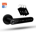Cerradura Inteligente Anubis Multimetodo BTV Negro Huella Dactilar App WiFi Puerta Blindada Antiokupa - vista principal