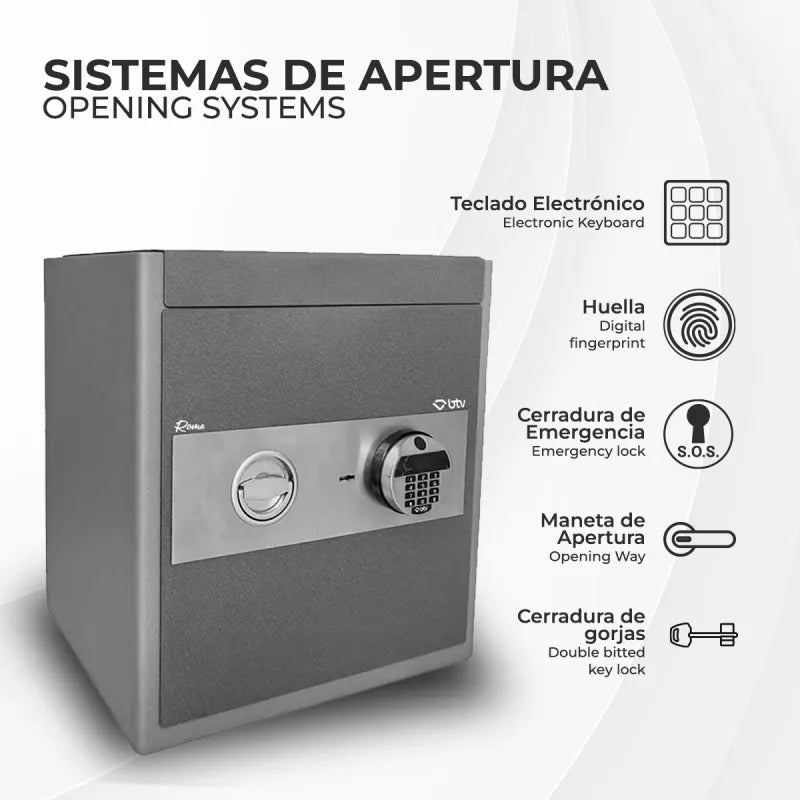 CAJA FUERTE ROMA E-50 - vista detalle