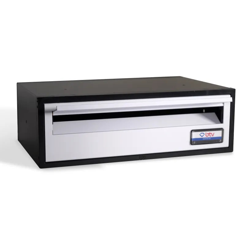 BUZON VIENA DOBLE ACCESO 380X250 BLANCO - vista lateral