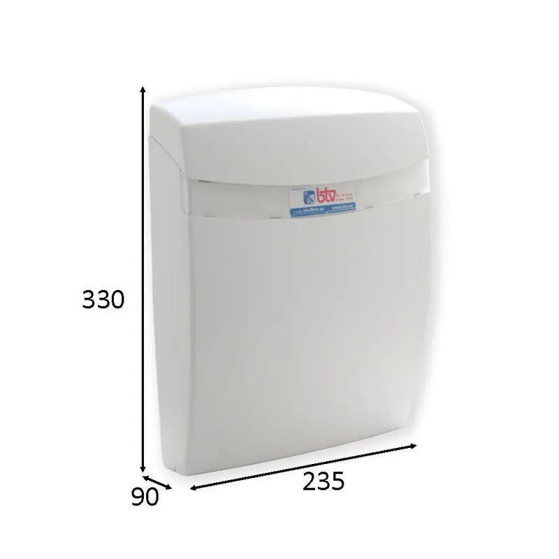 BUZON CORAL ABS BLANCO - imagen 5