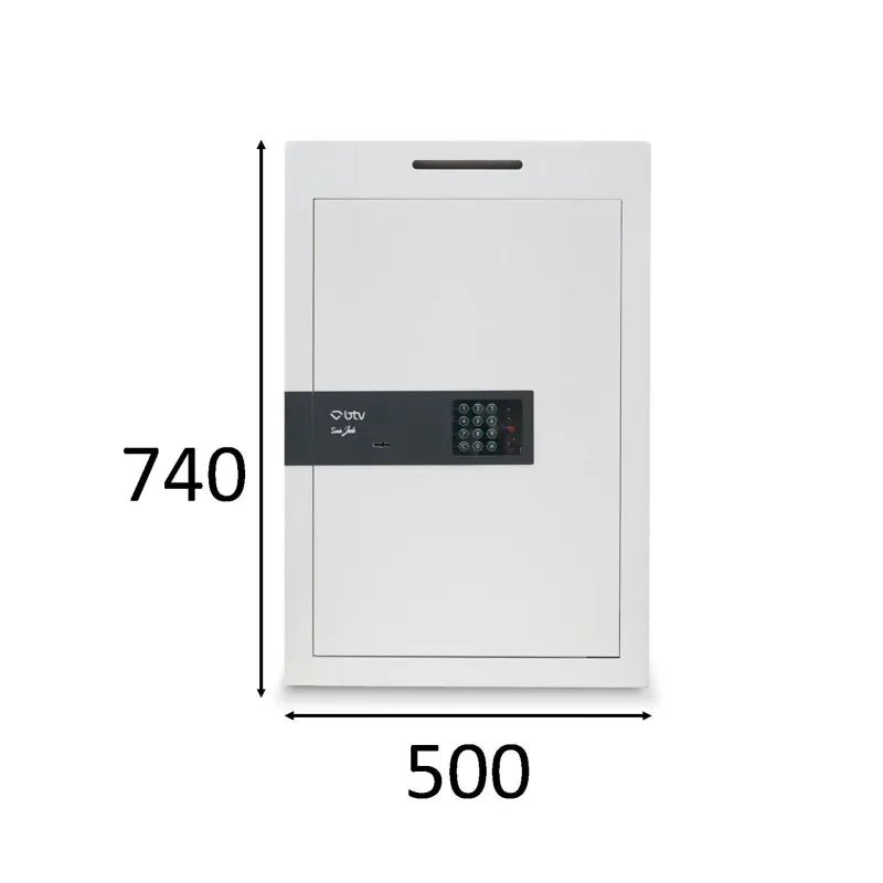 CAJA FUERTE JADE 70 ELECTRÓNICA RANURA - vista lateral