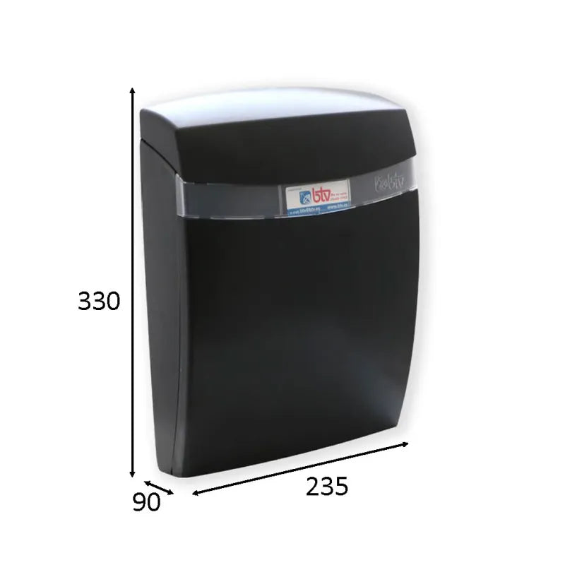BUZON CORAL ABS NEGRO - imagen 4