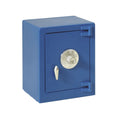 Caja Fuerte Infantil Hucha 110x140x90 BTV Azul Pequeña Con Llave Para Niños Regalo - vista principal
