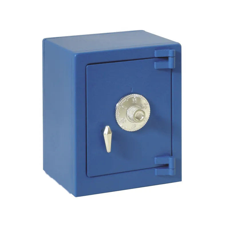 Caja Fuerte Infantil Hucha 110x140x90 BTV Azul Pequeña Con Llave Para Niños Regalo - vista principal