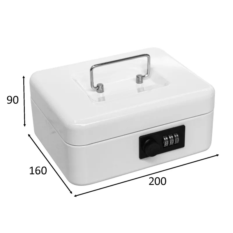 CAJA DE CAUDALES COMBINACION GRANDE BLANCA - vista detalle