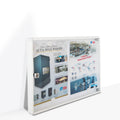 Vitrina Anuncios Exterior Blanco Aluminio Comunidad Portal Informativo - vista principal