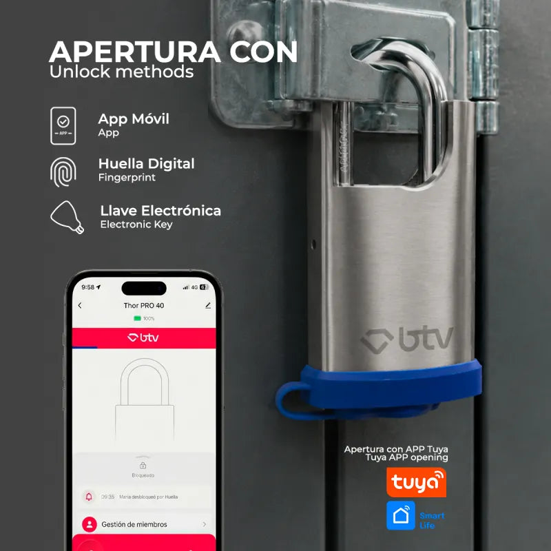 CANDADO THOR 50 PRO - vista detalle