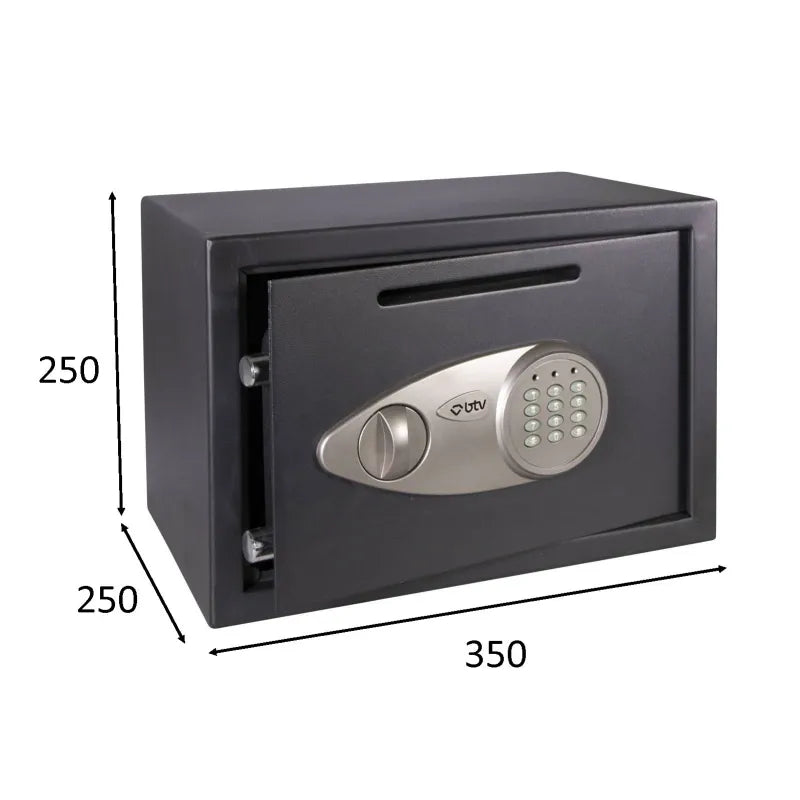 CAJA FUERTE ALPHA-25 RANURA - vista lateral