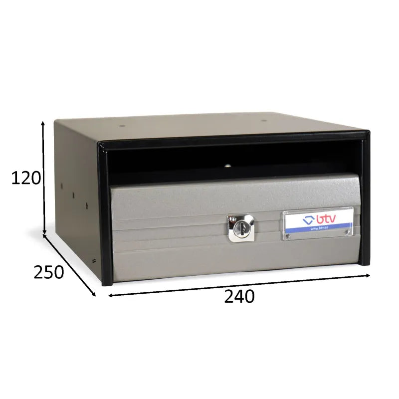 BUZON TROYA 240X250 ANTRACITA - vista detalle