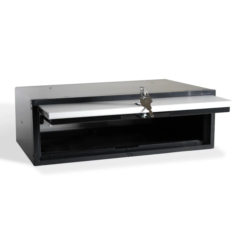 BUZON VIENA DOBLE ACCESO 380 X 250 PINT. ALUMINIO - vista detalle