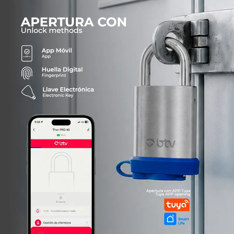 CANDADO THOR 40 - vista detalle