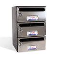 BUZON MERCURIO TRIPLE (3 BUZONES) GRIS - vista principal