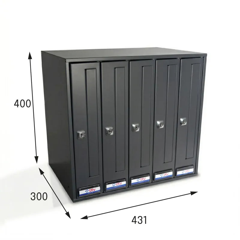 BUZON PRISMA FRONTAL G5 ANTRACITA - vista detalle