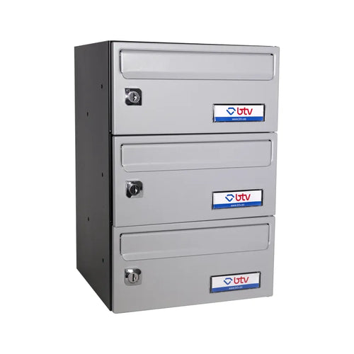 BUZON BARAJAS TRIPLE (3 BUZONES) 245X250 PLATEADO - vista principal
