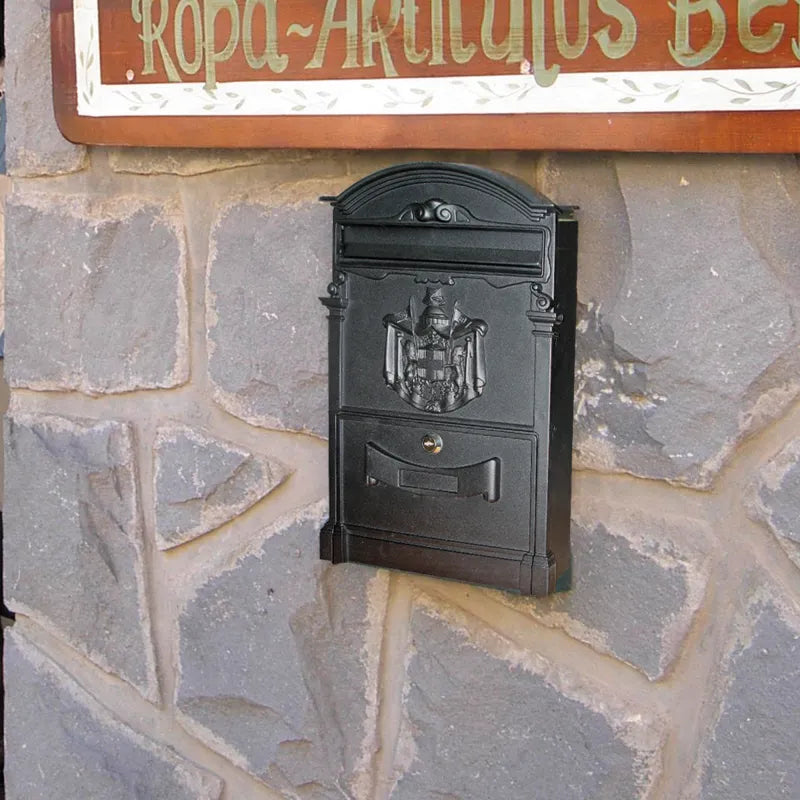 BUZÓN IMPERIAL NEGRO PUERTA CIEGA - imagen 5