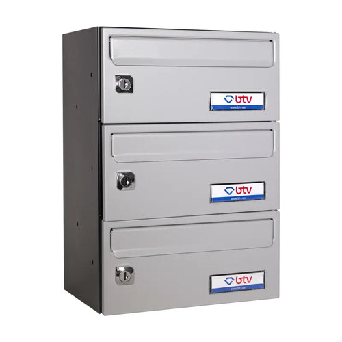 BUZON BARAJAS TRIPLE (3 BUZONES) 245x370 PLATEADO - vista principal