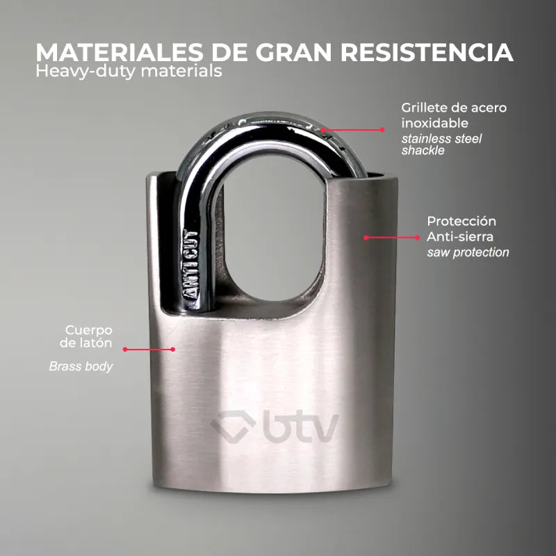 CANDADO ODIN PRO 40 - vista lateral