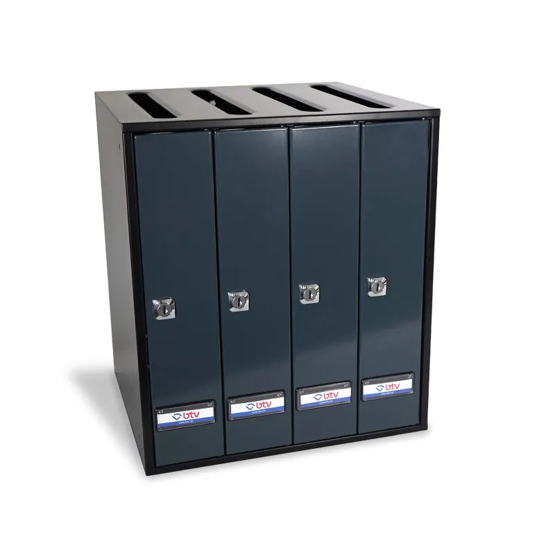 BUZON PRISMA SUPERIOR G4 CUERPO NEGRO PUERTA ANTRACITA - vista principal