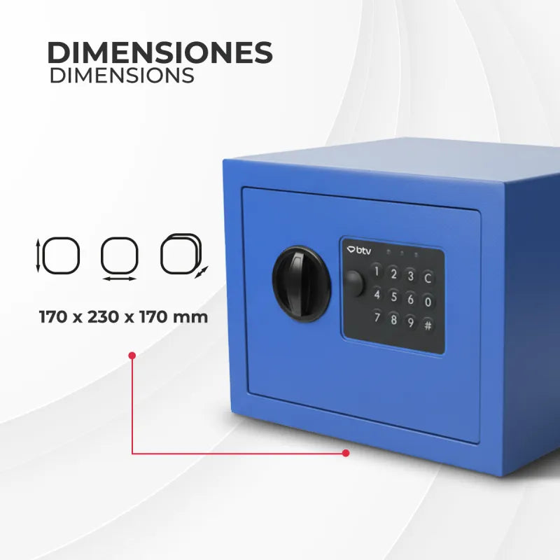 CAJA FUERTE ENA AZUL - imagen 5