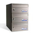 BUZON BARAJAS TRIPLE (3 BUZONES) 245x370 ACERO INOXIDABLE SATINADO - vista principal