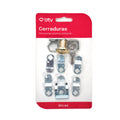 KIT CERRADURA CRUADADA DORADO - vista principal