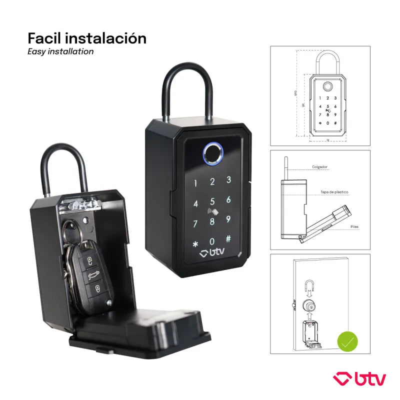 GUARDALLAVES ELECTRÓNICO TEKEY CON BLUETOOTH - imagen 5