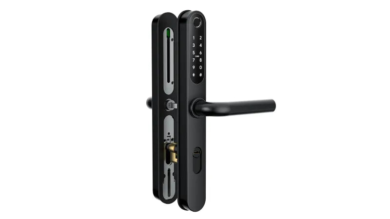 Cerradura Inteligente Atlas Multimetodo BTV Negro Huella Dactilar App WiFi Puerta Blindada Antiokupa - imagen 8