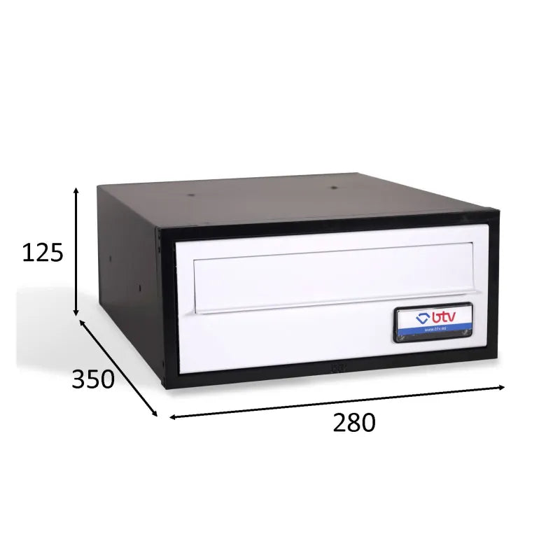 BUZON VIENA DOBLE ACCESO 280X350 BLANCO - imagen 5