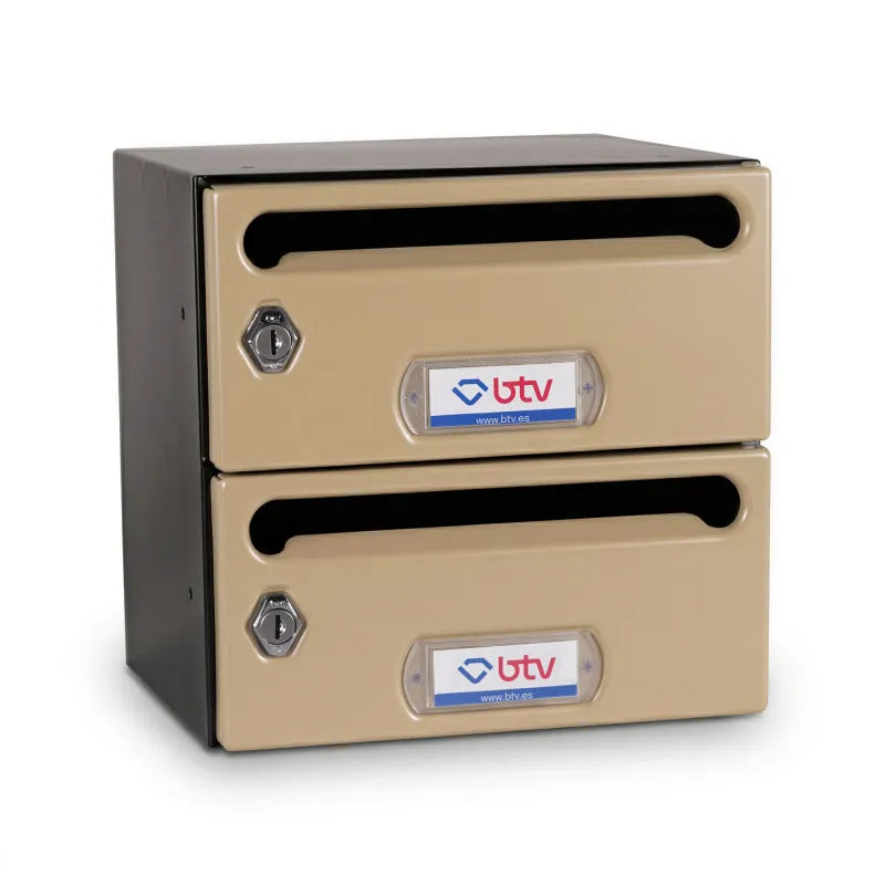 BUZON MERCURIO DOBLE (2 BUZONES) BEIGE - vista principal