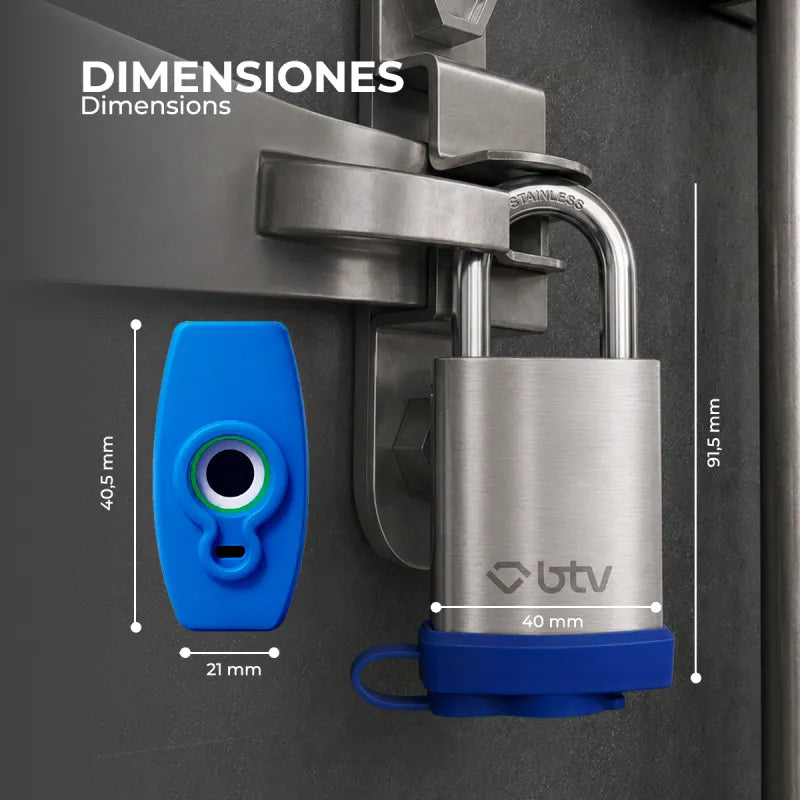 CANDADO THOR 40 - vista lateral