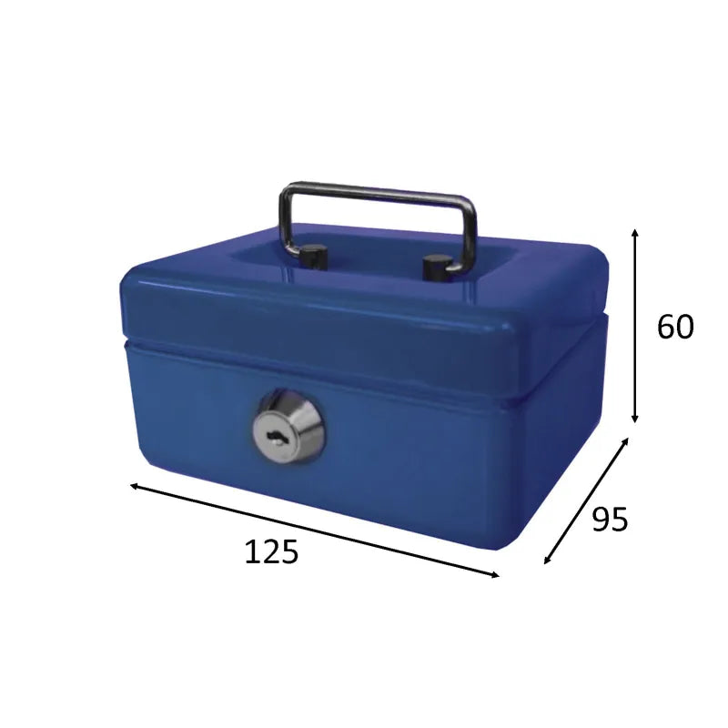 CAJA DE CAUDALES XS AZUL - vista detalle