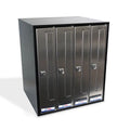 BUZON PRISMA FRONTAL INOXIDABLE G4 CON SOLAPA - vista principal