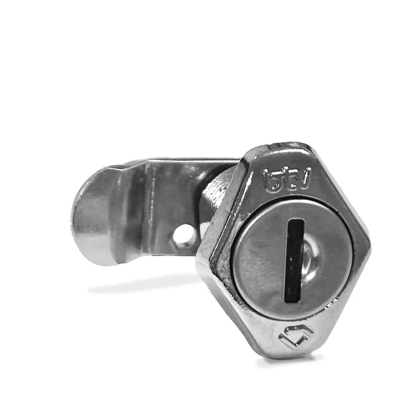 CONJUNTO 6 CERRADURAS DIAMANTE A ROSCA CROMADA - vista principal