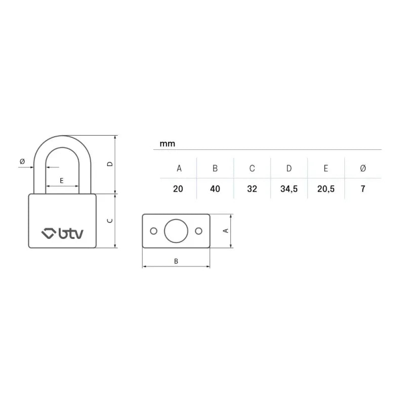 CANDADO ODIN 40 - imagen 7