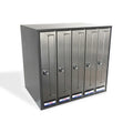 BUZON PRISMA FRONTAL G5 CUERPO ANTRACITA PUERTA INOXIDABLE SATINADO - vista principal