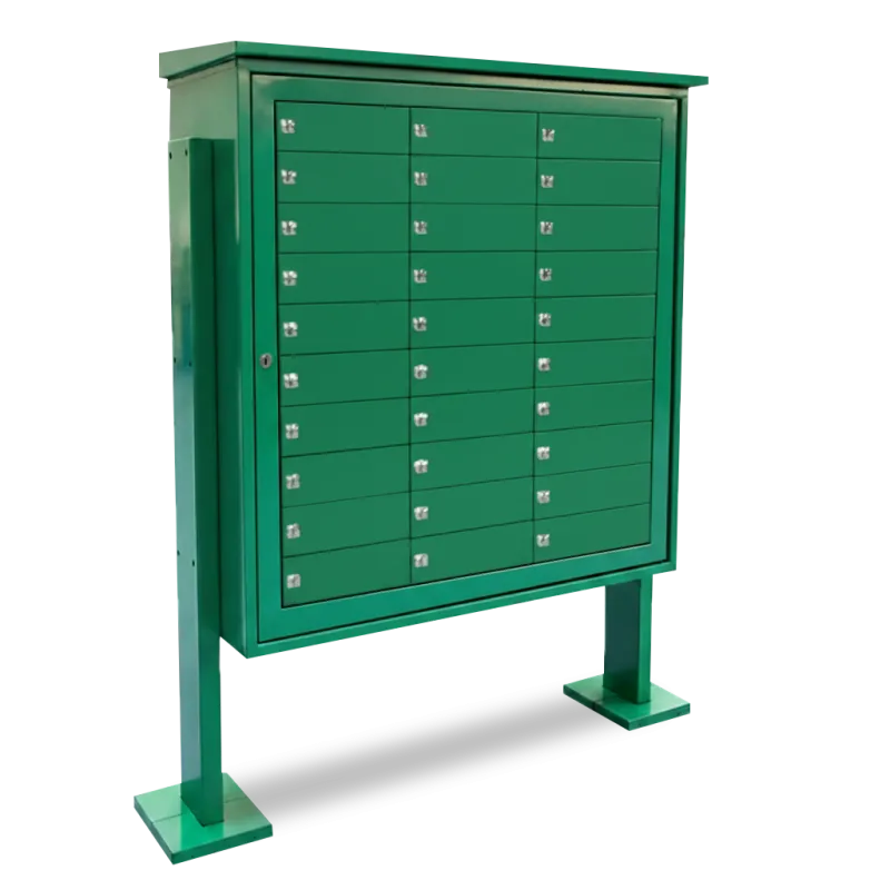 BUZON COMUNITARIO 36 CASILLEROS PUERTAS CIEGAS VERDE - vista principal
