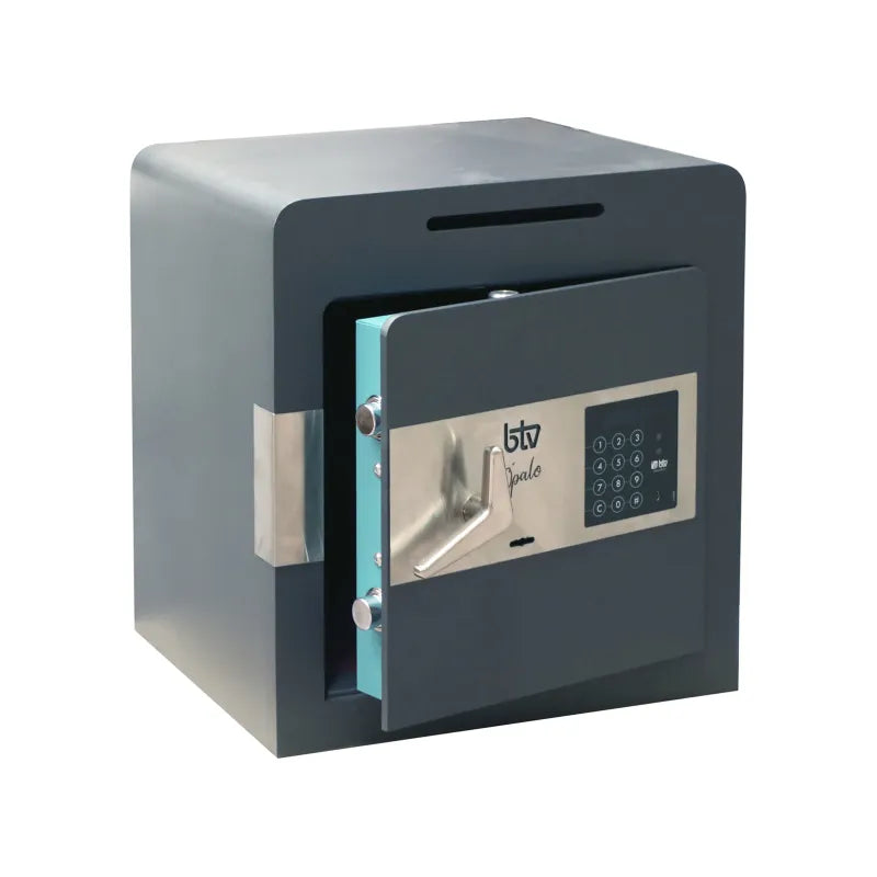 CAJA FUERTE OPALO 40 ELECTRÓNICA RANURA - vista lateral