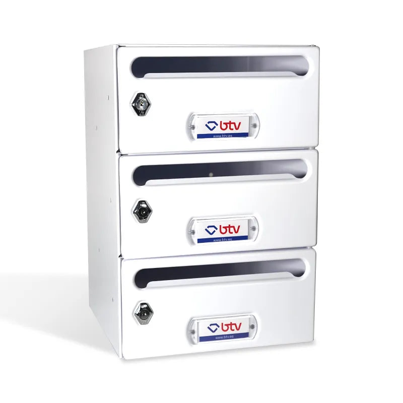 BUZON MERCURIO TRIPLE (3 BUZONES) BLANCO - vista principal