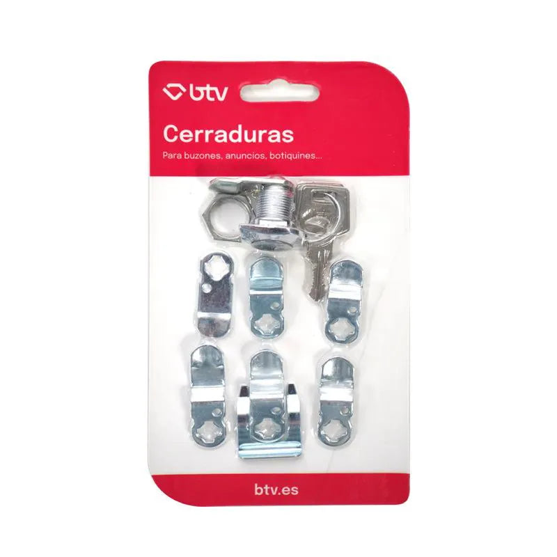 KIT CERRADURA CUADRADA PLATEADO - vista principal