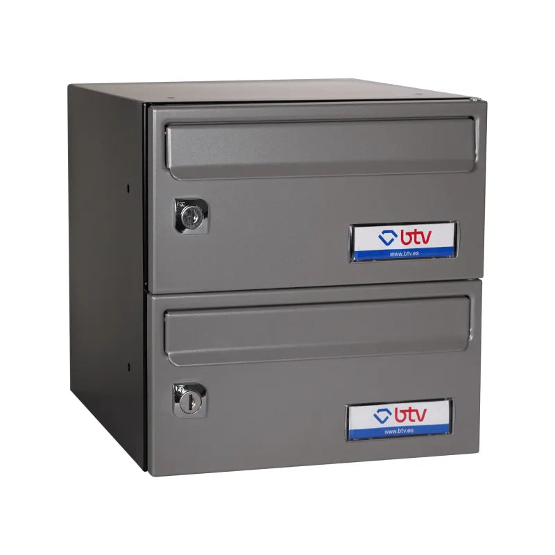 BUZON BARAJAS DOBLE (2 BUZONES) 245x370 GRIS - vista principal