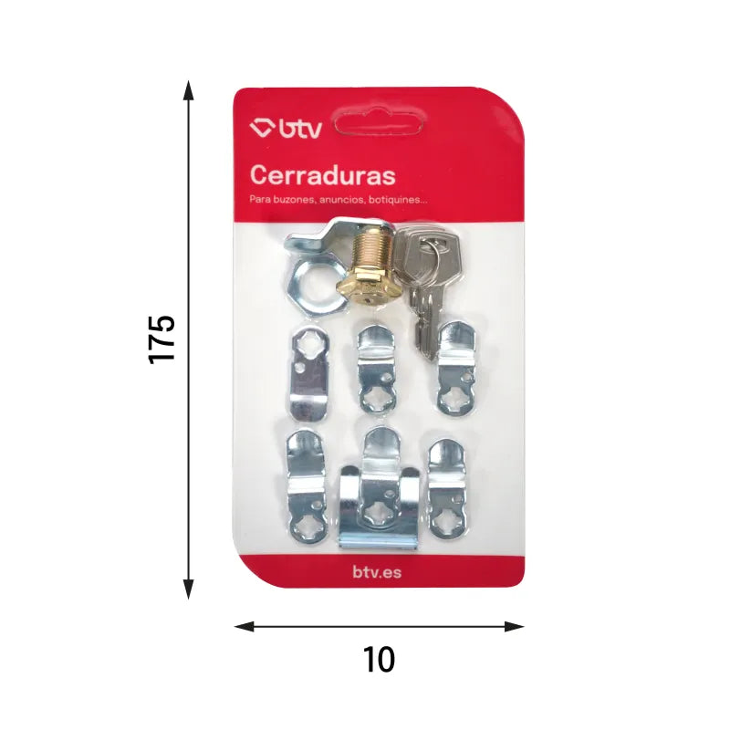 KIT CERRADURA DIAMANTE DORADO - vista detalle